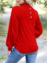 Full Size Mock Neck Long Sleeve T-Shirt OutfitFlow
